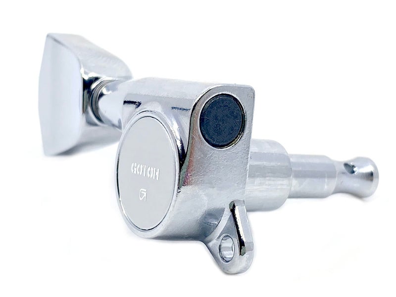 Gotoh Modern Keystone-Style Chrome Tuners (3 per side) - Image 4